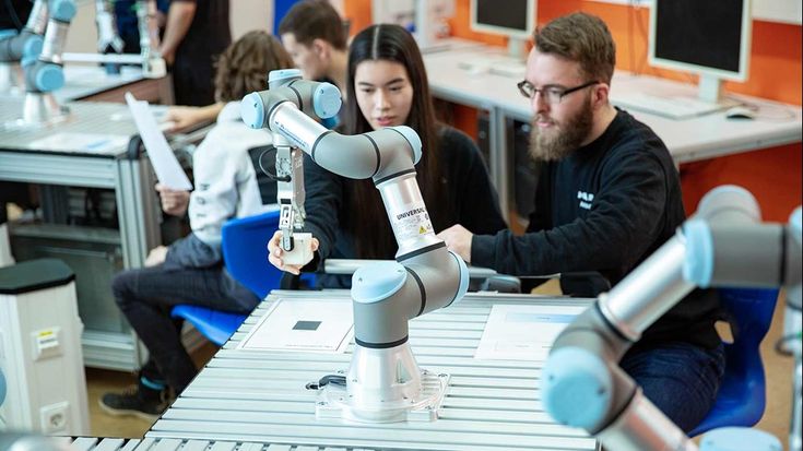 Des cobots en classe : comment l’UR Academy améliore les compétences des étudiants et professionnels de l’industrie