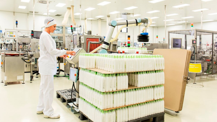 Scopri l'utilizzo dei cobot nel packaging e nella pallettizzazione