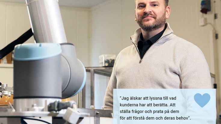 Vi vill skapa cobots som våra kunder känner kärlek för