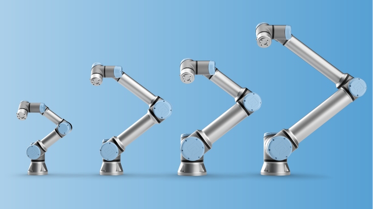 Universal Robots e-Series robot arm family