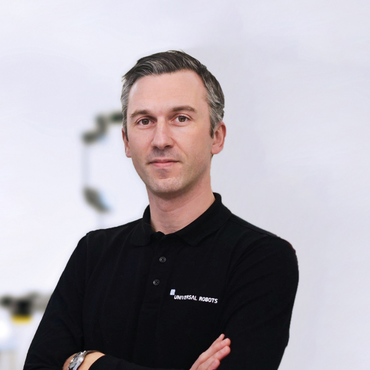 Andrea Alboni,&nbsp;General Manager Western Europe der Universal Robots (Germany), steht im Kontext der Messe für Presse-Gespräche virtuell zur Verfügung.&nbsp;