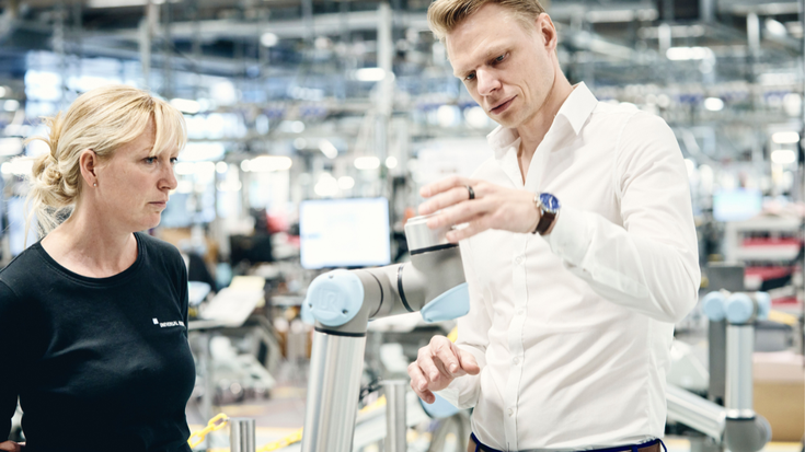 Kim Povlsen zeigt sich zufrieden mit dem Wachstum und der Entwicklung von Universal Robots.