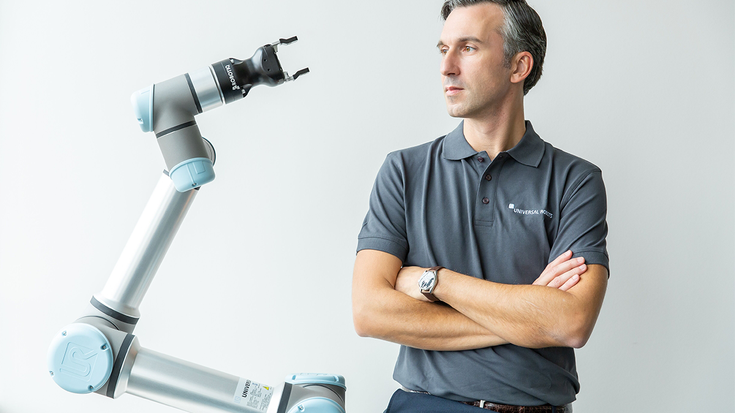 Andrea Alboni setzt mit seiner Region weiterhin auf Wachstum. Denn der Bedarf an Cobots ist hoch.