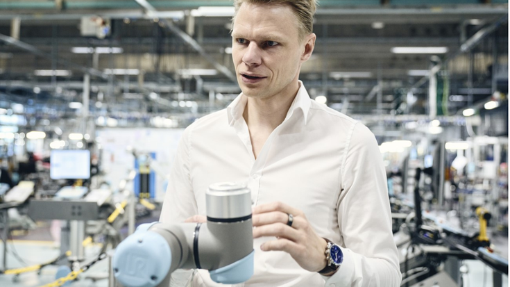 Kim Povlsen, Präsident von Universal Robots, sieht großes Potenzial in der Zukunft der kollaborativen Robotik.&nbsp;