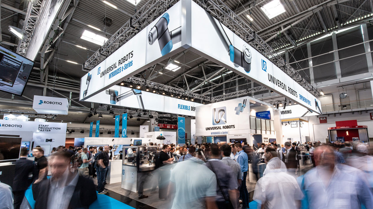 e 系列於德國Automatica上正式推出，在自動化領域的全球最大展覽中奠定十年有成的協作型機器人領導地位