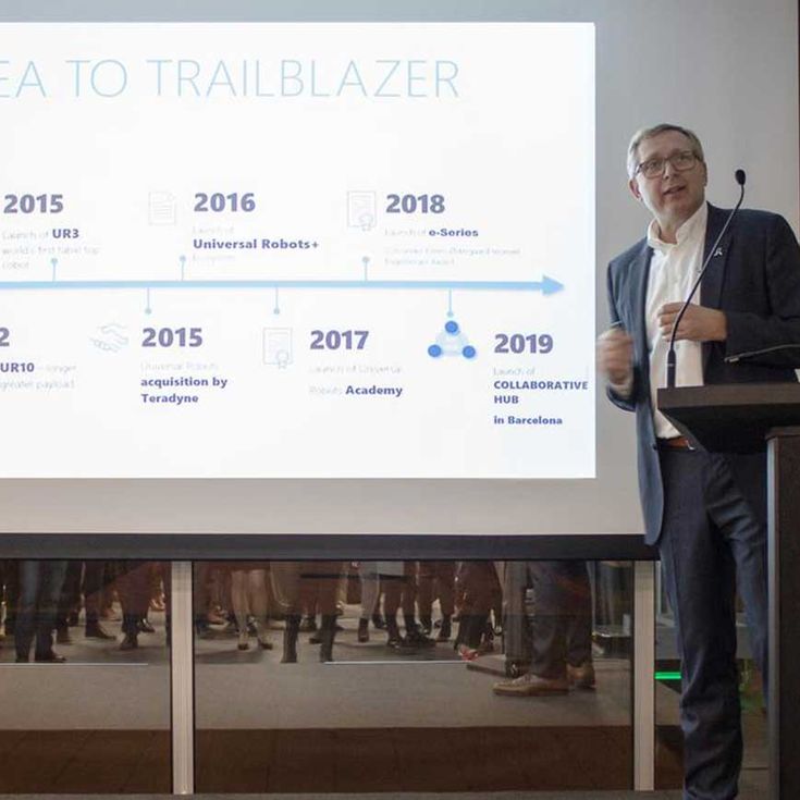 President of Universal Robots, Jürgen Von Hollen