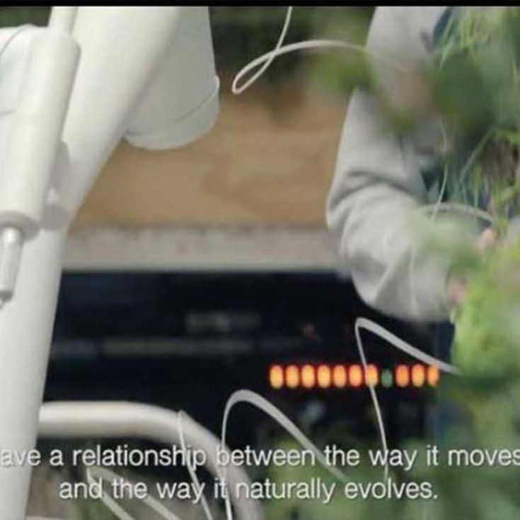 机器人结合自然，激荡出饶富创意的概念