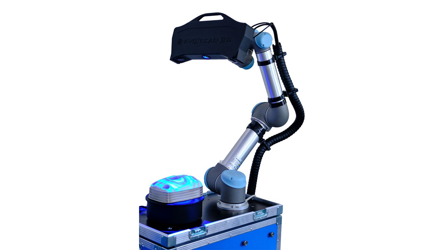 Evatronix의 3D 스캐닝 시스템은 지속적인 품질 검사와 효율적인 품질 관리를 위해 UR 코봇과 eviXscan 3D Heavy Duty Optima 스캐너를 조합했습니다. 
북유럽 및 영국, 서유럽, UAE, 터키, 이스라엘, 스페인, 몰타, 포르투갈, 이탈리아, 그리스, 프랑스, 동유럽, 러시아, 발트 3국에서 구할 수 있습니다.
