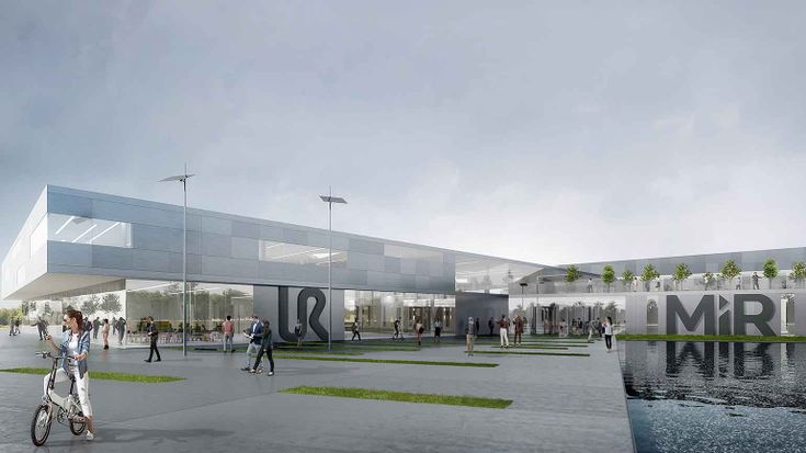  This is the vision of the new Cobot Hub in Odense. The final architectural design has not yet been determined.