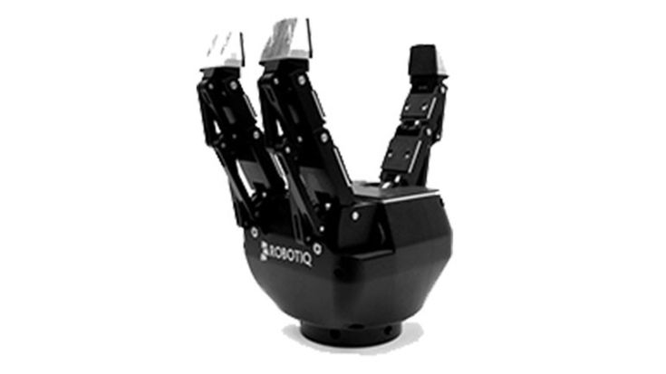 來自Robotiq 的3指適應夾爪可以處理任何形狀的物體。 
