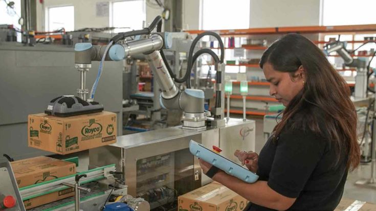 協作型堆棧機器人的工業應用