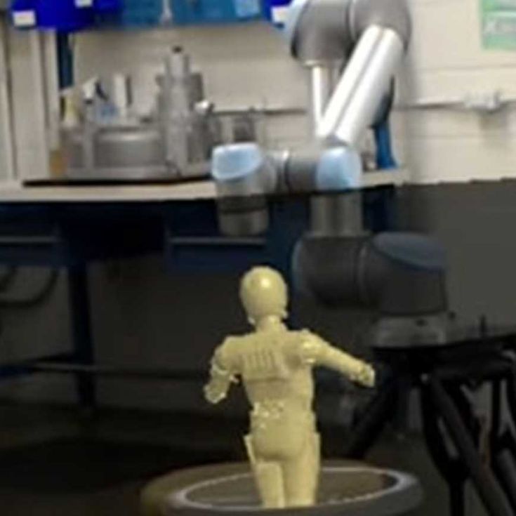 Example of 3D graphics seen through ITAMCO’s Hololens.