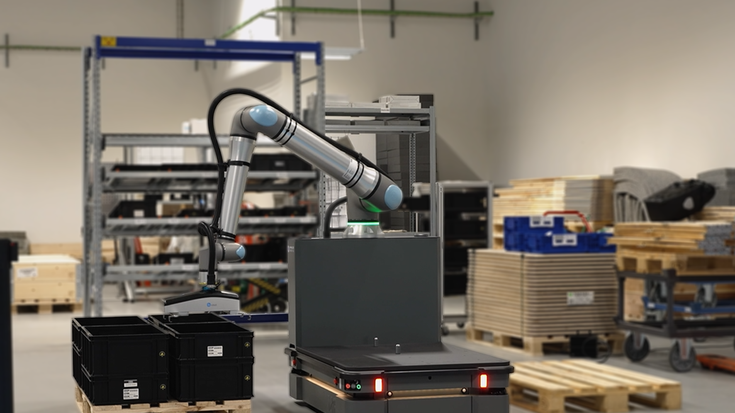 MC600 palletizing demo 