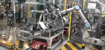 Nut running requirements vary depending on torque range, accessibility, and tool integration. Collaborative robots used in automotive fastening are typically selected based on their reach, payload, and ability to support precise torque‑controlled tools.