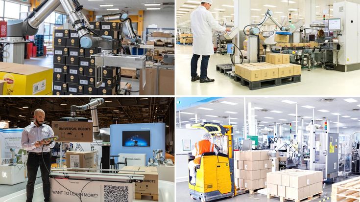 Des cobots pour sécuriser le travail sur des tâches de palettisation dangereuses