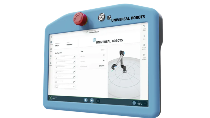 Universal Robots teach pendant