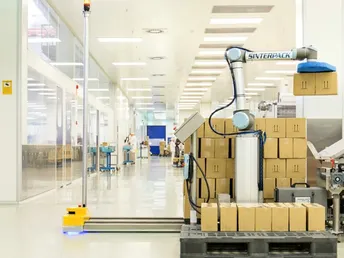 Paletização com cobots: veja as tarefas que um braço robótico pode realizar