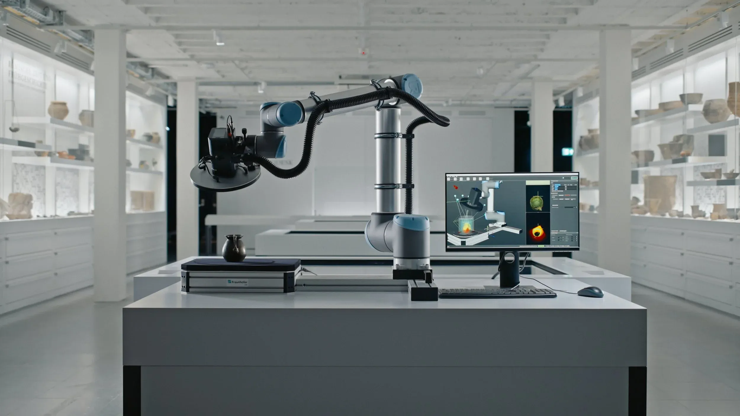 La solución es compacta y funciona de forma segura junto a las personas. 