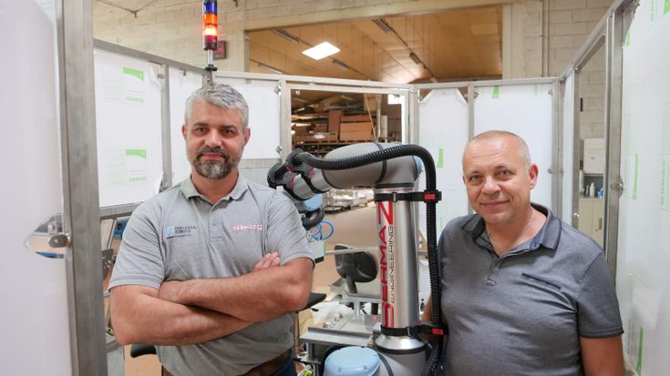 « En devenant intégrateur certifié Universal Robots, notre portefeuille client s’est très rapidement développé » - Thierry Delsol, Dirigeant de SERMAZ. 