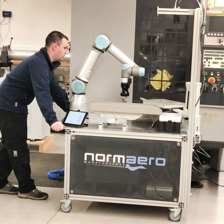 Le cobot a été pensé pour être mobile dans l'atelier