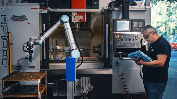 Machinebelading met behulp van cobots | Universal Robots