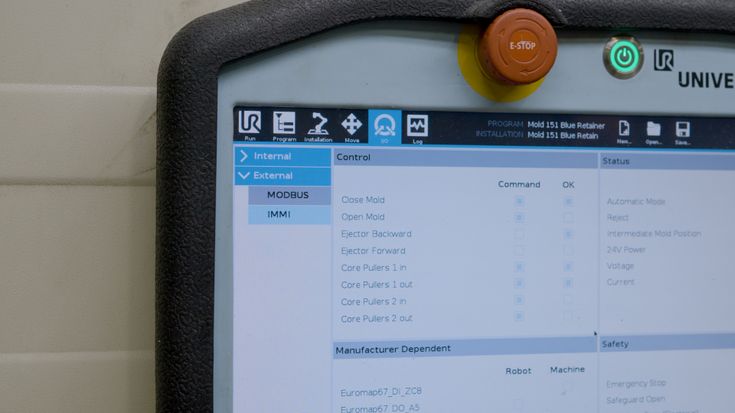 IMMI module screen