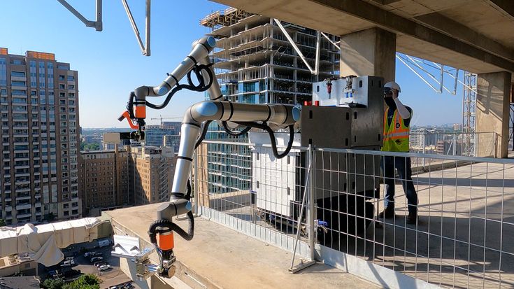 圖：優傲科技案例－Raise Robotics 運用協作型機器人進行高樓外牆固定件的安裝