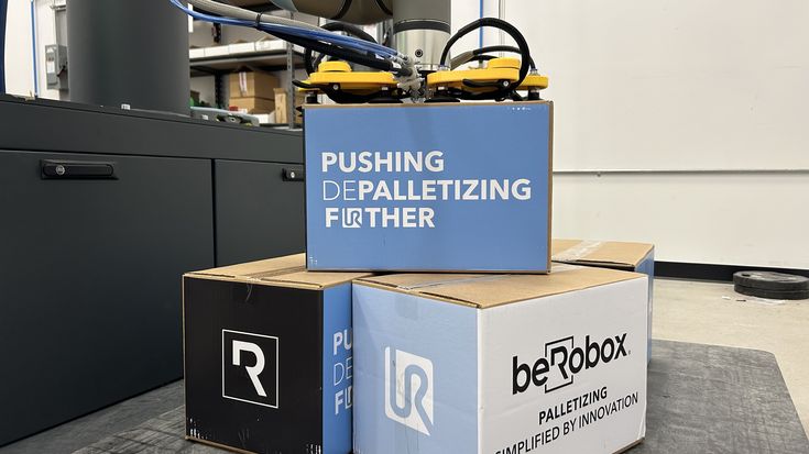 Cobot palletizing application at MODEX2026