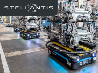  Stellantis deploys dozens of AMRs to optimize logistic flows