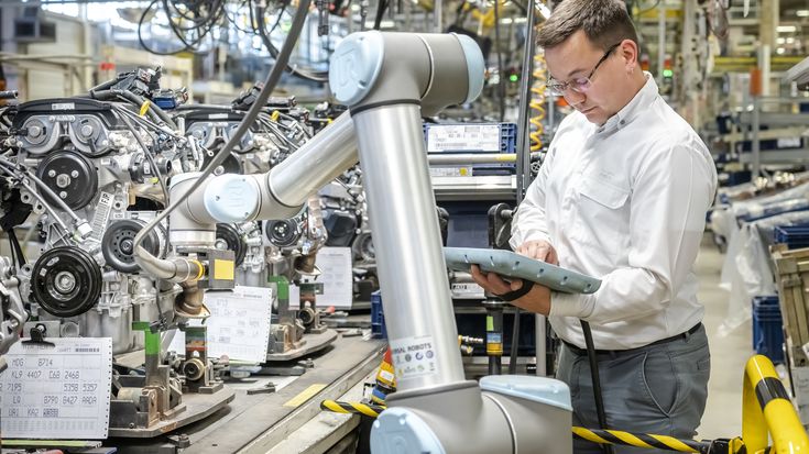 Applicazioni dei cobot nell'industria manifatturiera