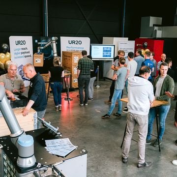 Primeur in de Benelux: de UR20 voor het eerst te zien tijdens een demo bij Gibas Automation