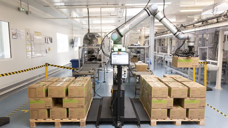 La capacité de charge de l'UR20-PE20 répond parfaitement aux besoins de Nutriset