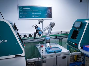 Universal Robots permet à e-Recycle de tester 50 téléphones par heure