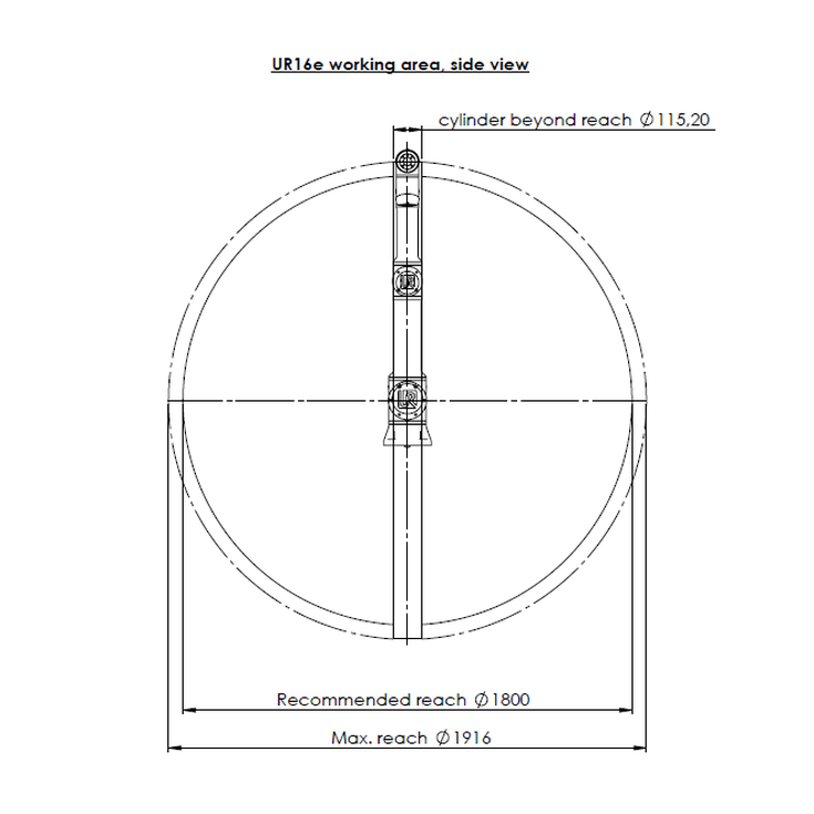 UR16e Base Flange