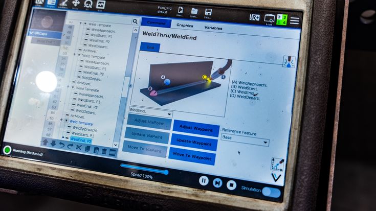 Welding robot with fastest set up time and most intuitive software