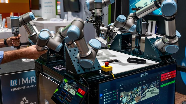 UR AI Trainer demo at NVIDIA GTC