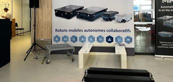 Les robots mobiles autonomes (AMR) de Mobile Industrial Robots (MiR) étaient aussi de la partie
