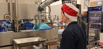 Cobot UR in pallettizzazione