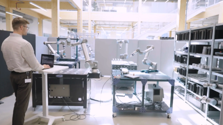 IA física agéntica en cobots