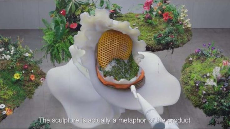 ロボットと自然の融合が生んだ、魅力的なクリエイティブ・コンセプト