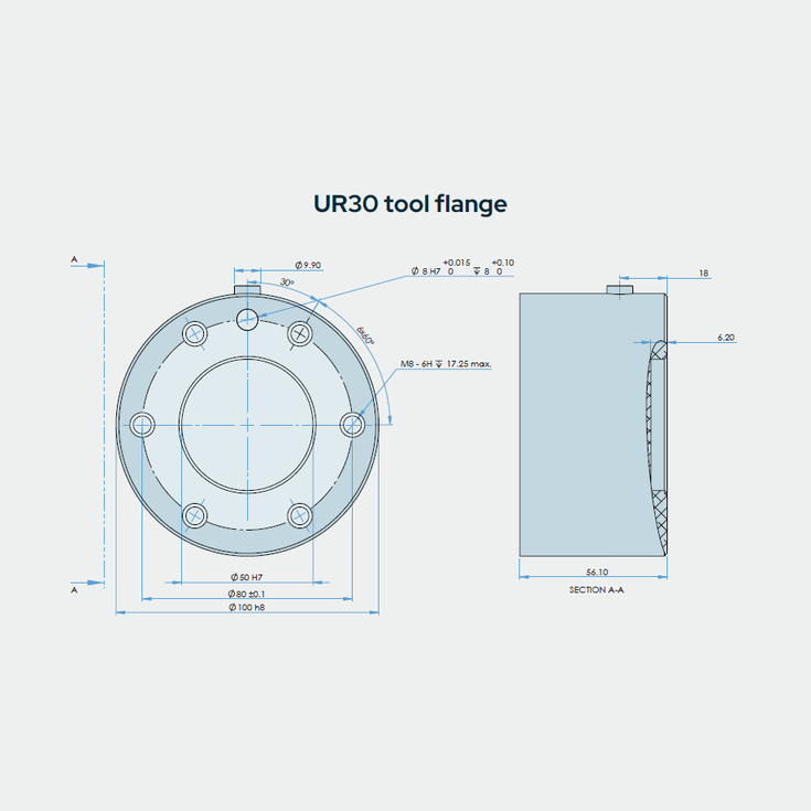 UR30 Tool Flange