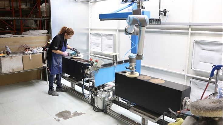 Efterbehandling, kollaborativ robot