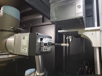 Engraving is done by laser marking machine