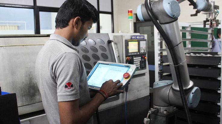 UR10 samarbejdende robot, Craft and Technik Industries, Indien