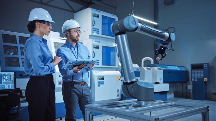 Tay dạy robot cộng tác UR có thể làm quen và sử dụng thành thạo nhanh chóng.