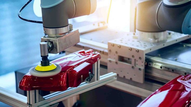 Ứng dụng robot công nghiệp cộng tác vào chà nhám vật liệu.