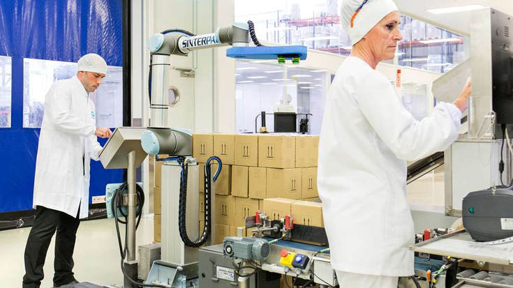 Palettiser sans douleur avec les cobots Universal Robots