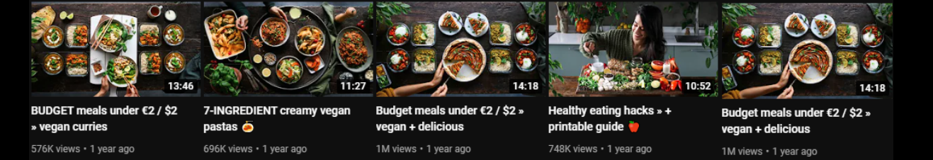 Vegan food cooking channel from YouTube - Pick Up Limes