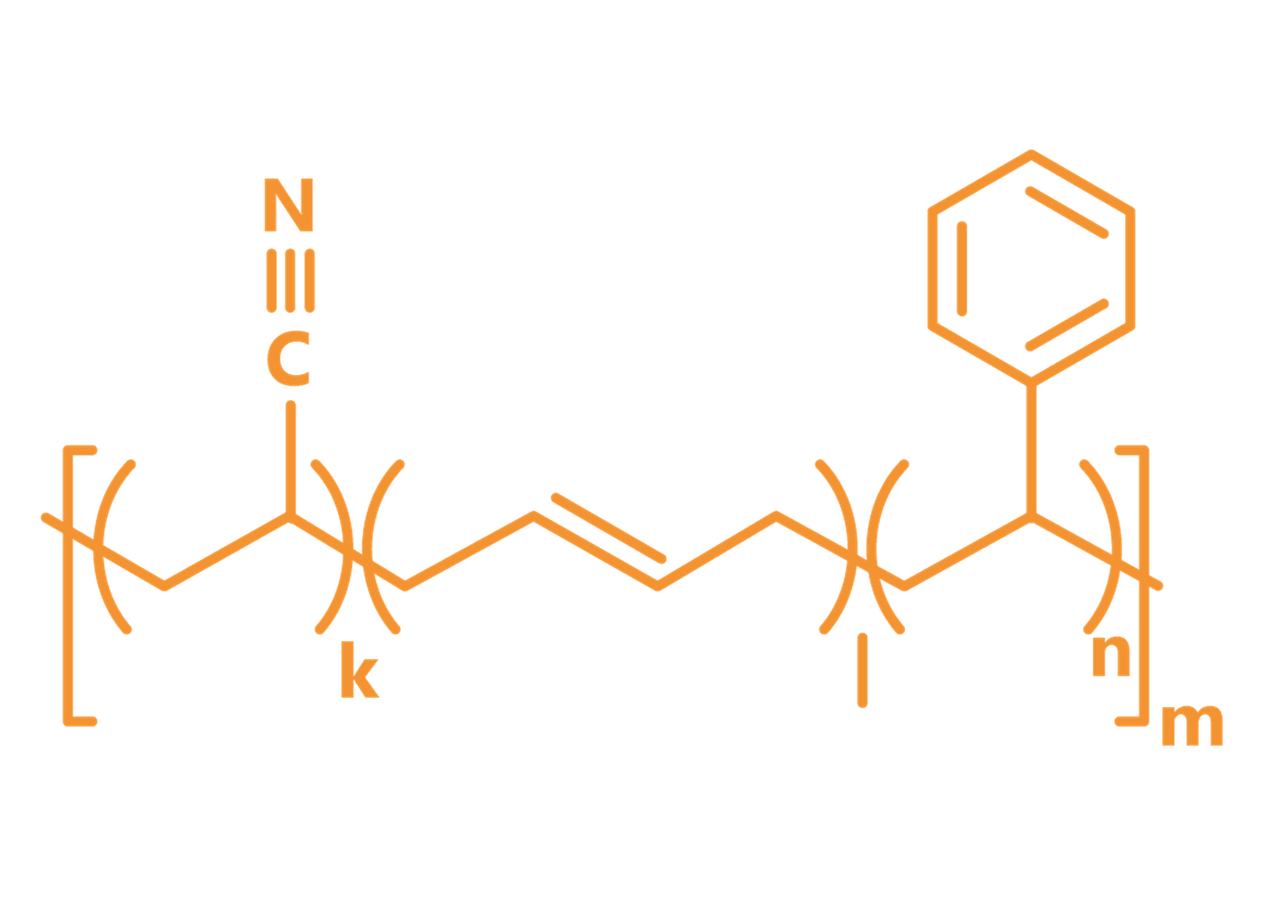 PC and ABS structural formula