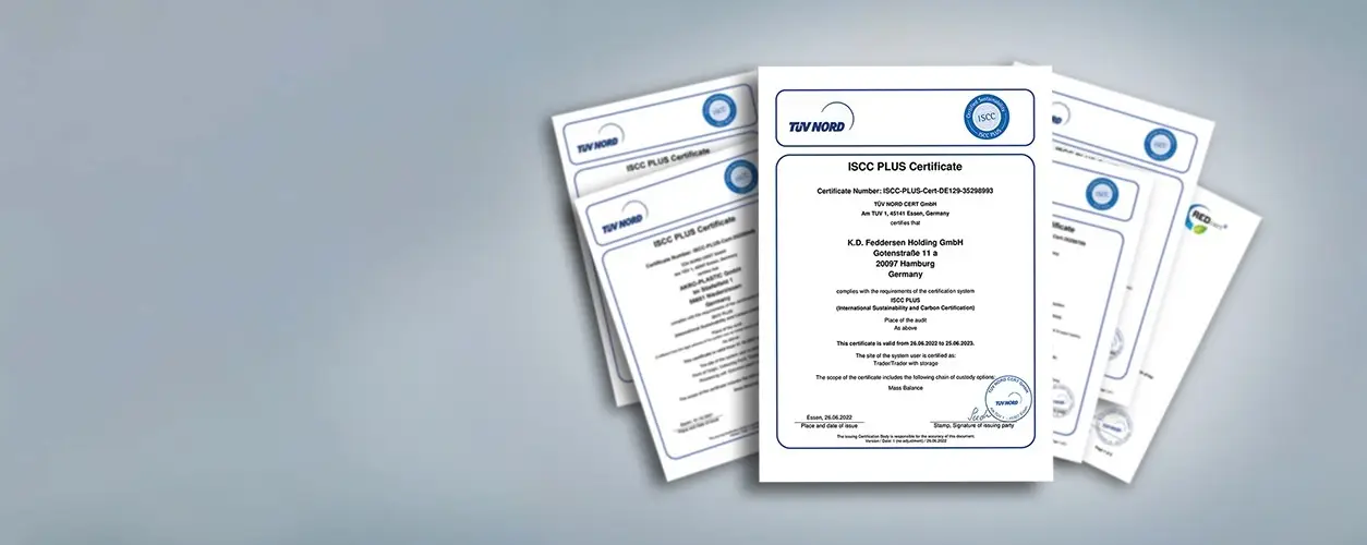 ISCC PLUS certificates